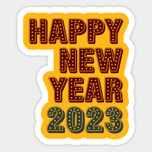 Happy New Year Sticker